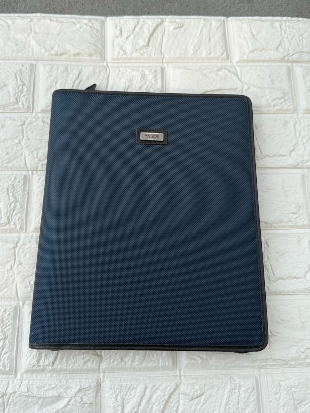 TUMI Blue Leather Trimmed
Organizer/ iPad Tablet Case